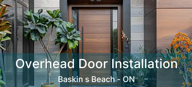  Overhead Door Installation Baskin s Beach - ON