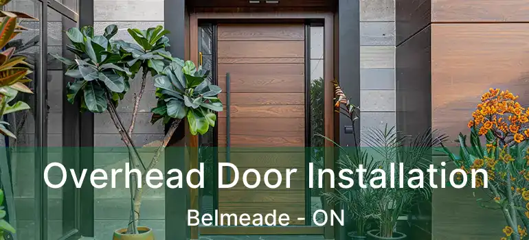  Overhead Door Installation Belmeade - ON