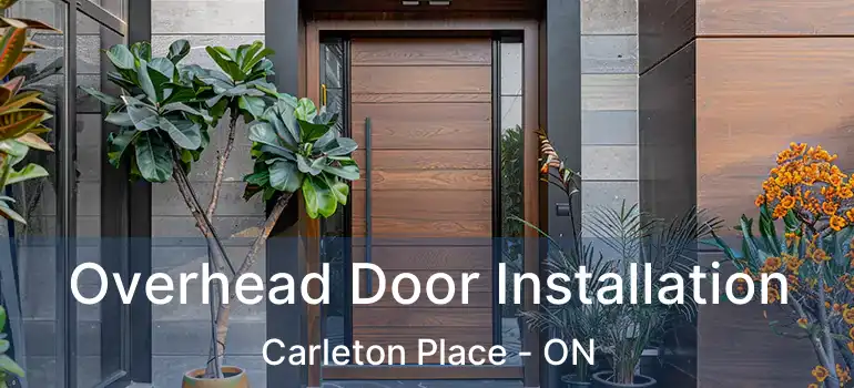  Overhead Door Installation Carleton Place - ON