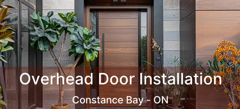  Overhead Door Installation Constance Bay - ON