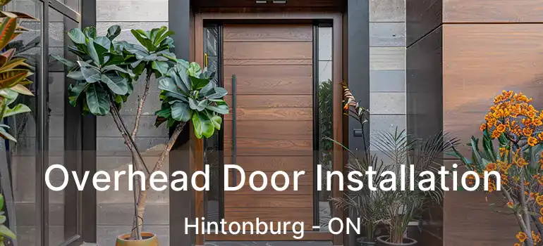  Overhead Door Installation Hintonburg - ON