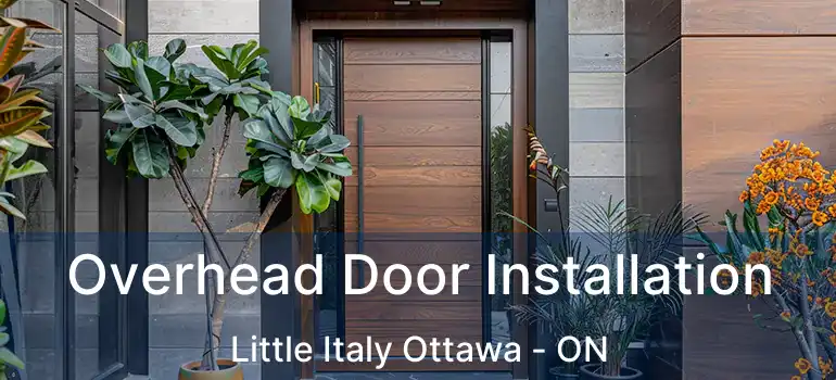  Overhead Door Installation Little Italy Ottawa - ON