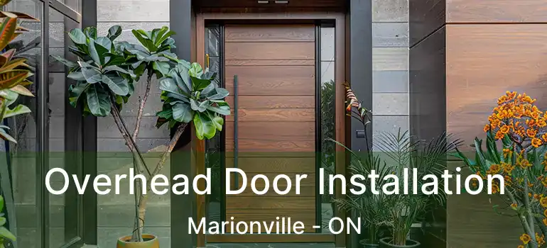  Overhead Door Installation Marionville - ON