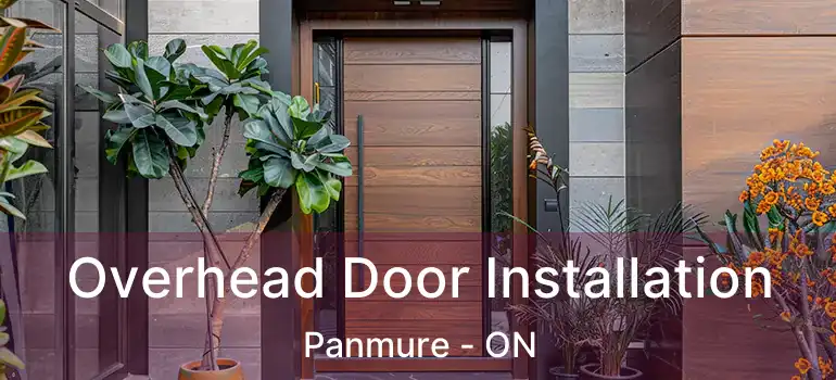  Overhead Door Installation Panmure - ON