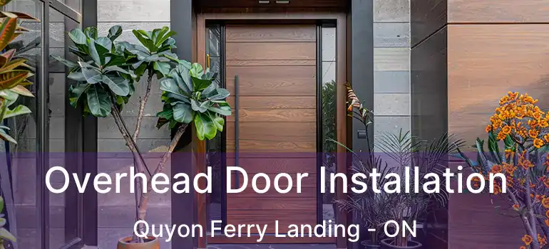  Overhead Door Installation Quyon Ferry Landing - ON