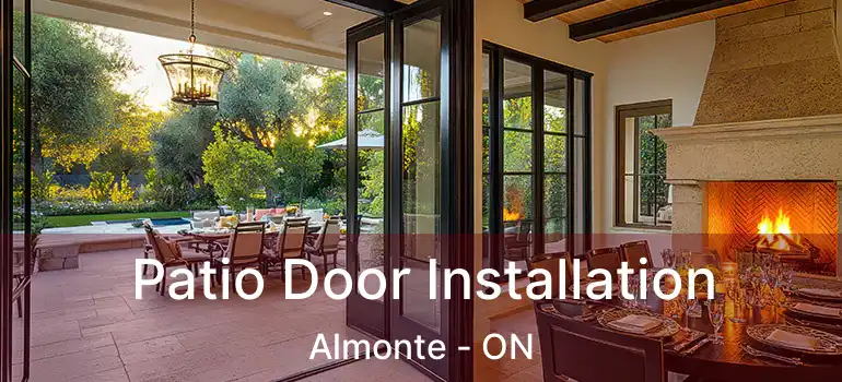  Patio Door Installation Almonte - ON