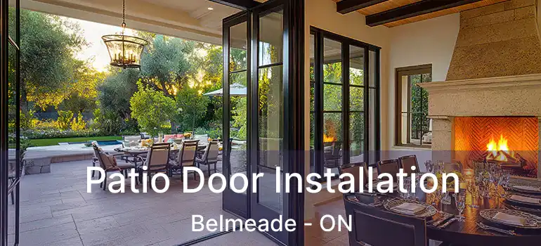  Patio Door Installation Belmeade - ON