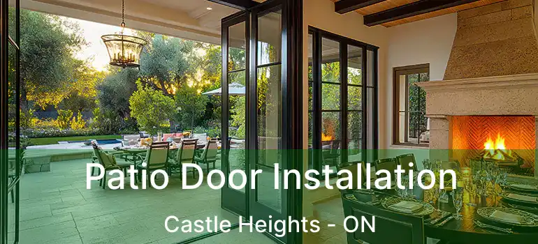  Patio Door Installation Castle Heights - ON