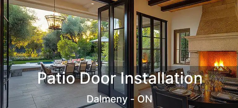  Patio Door Installation Dalmeny - ON