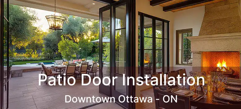  Patio Door Installation Downtown Ottawa - ON