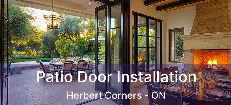  Patio Door Installation Herbert Corners - ON