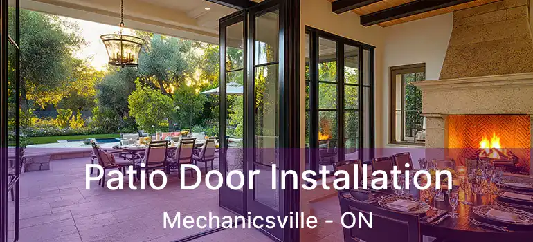  Patio Door Installation Mechanicsville - ON