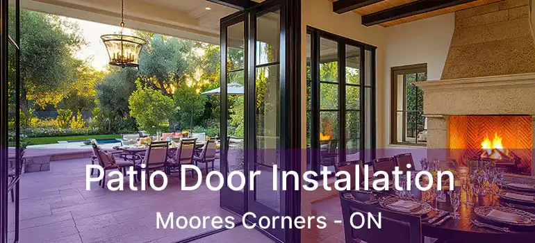  Patio Door Installation Moores Corners - ON