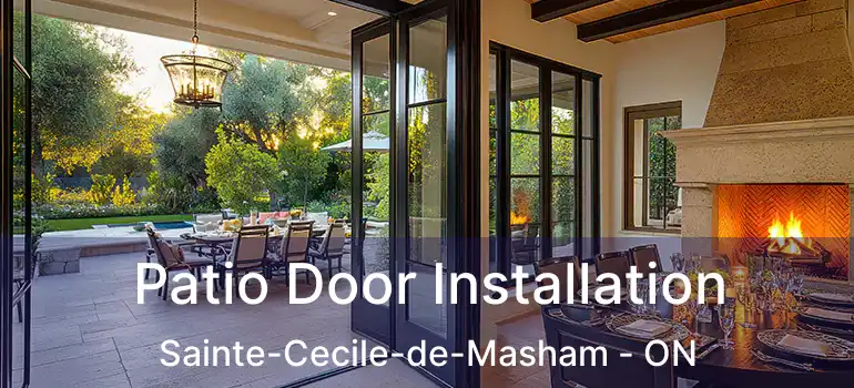  Patio Door Installation Sainte-Cecile-de-Masham - ON