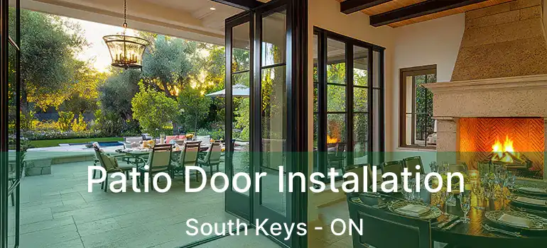  Patio Door Installation South Keys - ON