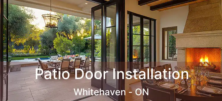  Patio Door Installation Whitehaven - ON