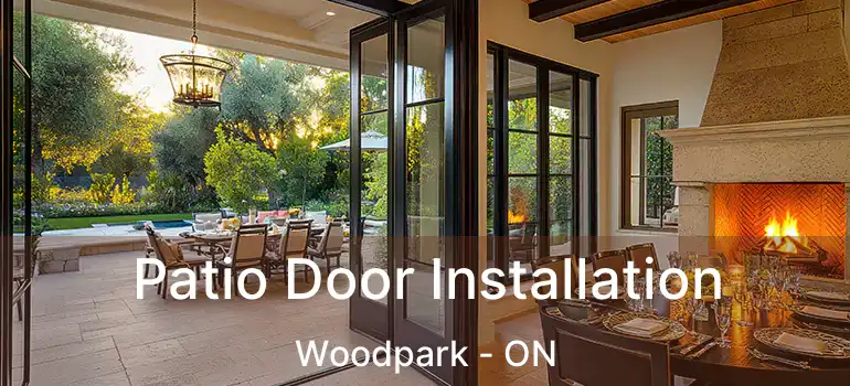  Patio Door Installation Woodpark - ON