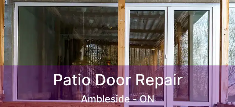  Patio Door Repair Ambleside - ON