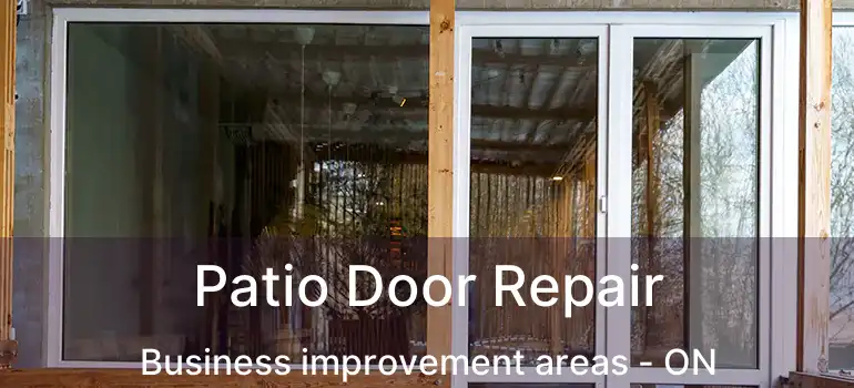  Patio Door Repair Business improvement areas - ON