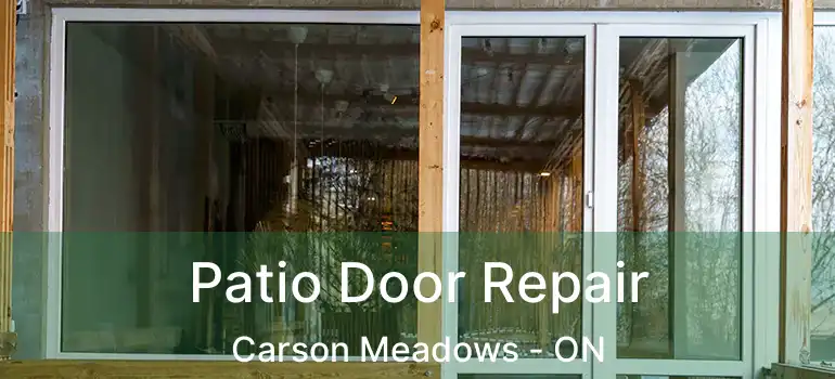  Patio Door Repair Carson Meadows - ON