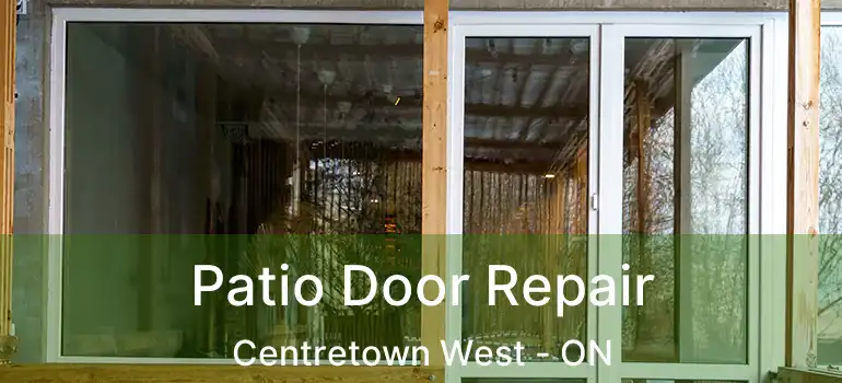  Patio Door Repair Centretown West - ON