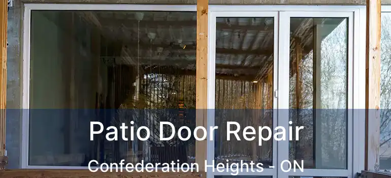  Patio Door Repair Confederation Heights - ON