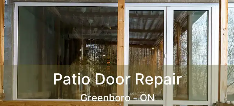  Patio Door Repair Greenboro - ON