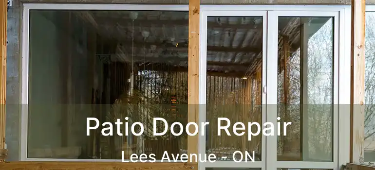  Patio Door Repair Lees Avenue - ON