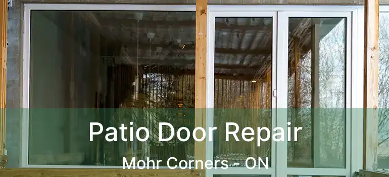  Patio Door Repair Mohr Corners - ON