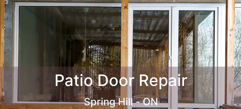  Patio Door Repair Spring Hill - ON