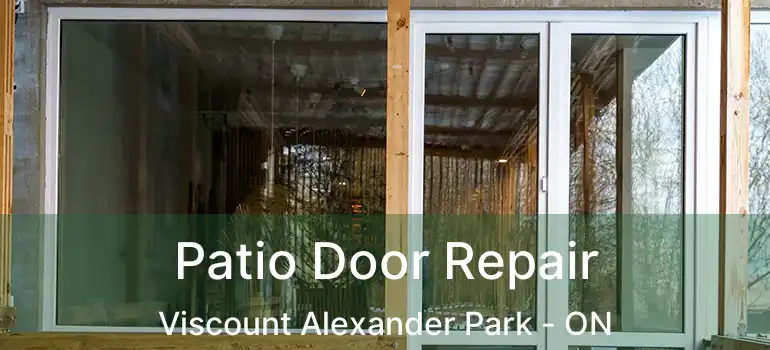  Patio Door Repair Viscount Alexander Park - ON