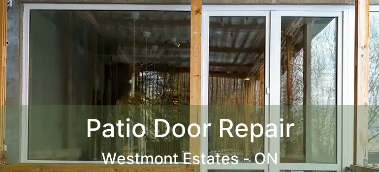  Patio Door Repair Westmont Estates - ON