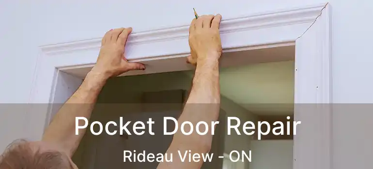  Pocket Door Repair Rideau View - ON