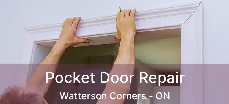  Pocket Door Repair Watterson Corners - ON