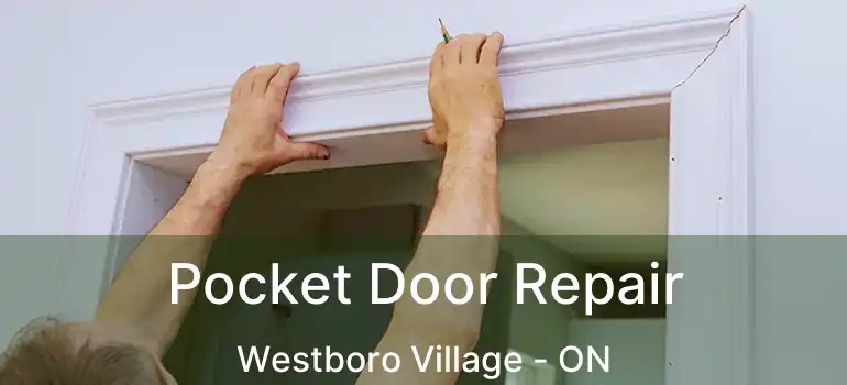  Pocket Door Repair Westboro Village - ON