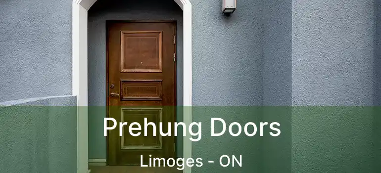  Prehung Doors Limoges - ON