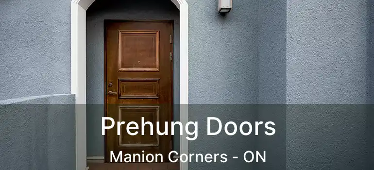  Prehung Doors Manion Corners - ON