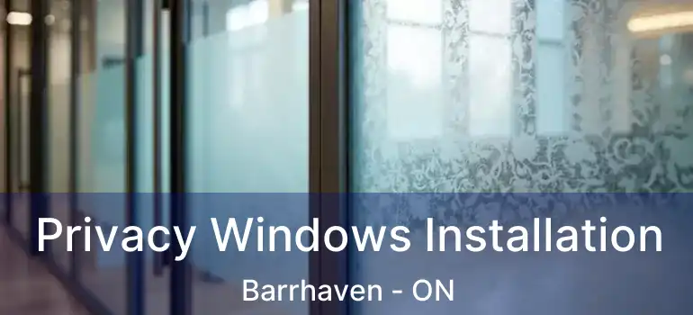  Privacy Windows Installation Barrhaven - ON