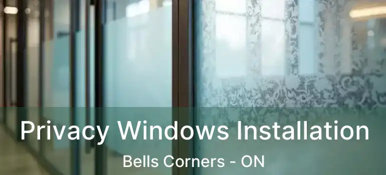  Privacy Windows Installation Bells Corners - ON