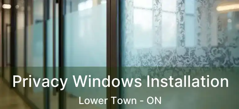  Privacy Windows Installation Lower Town - ON