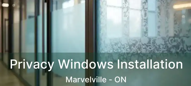  Privacy Windows Installation Marvelville - ON