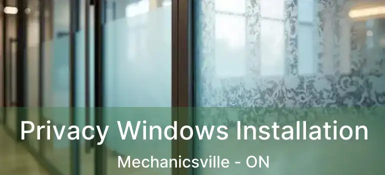  Privacy Windows Installation Mechanicsville - ON