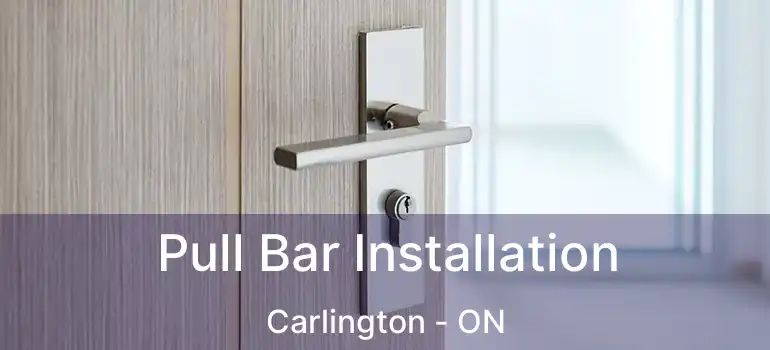  Pull Bar Installation Carlington - ON