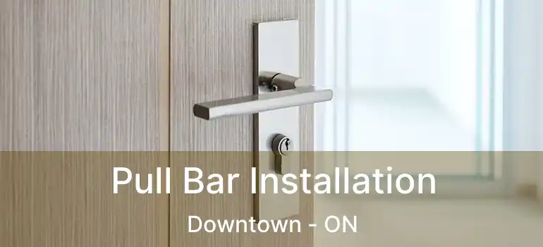  Pull Bar Installation Downtown - ON