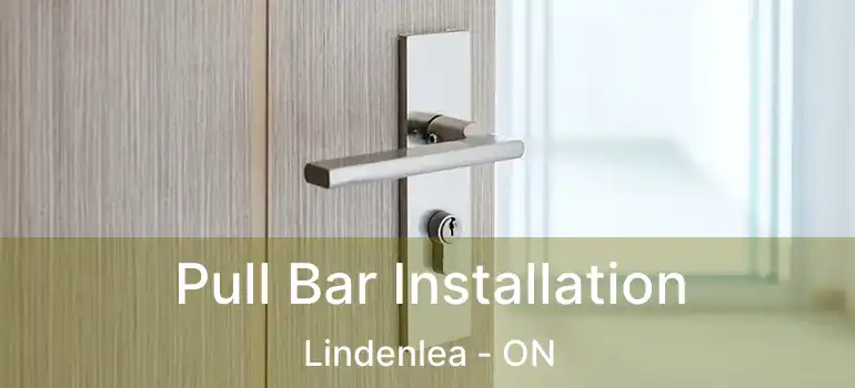  Pull Bar Installation Lindenlea - ON