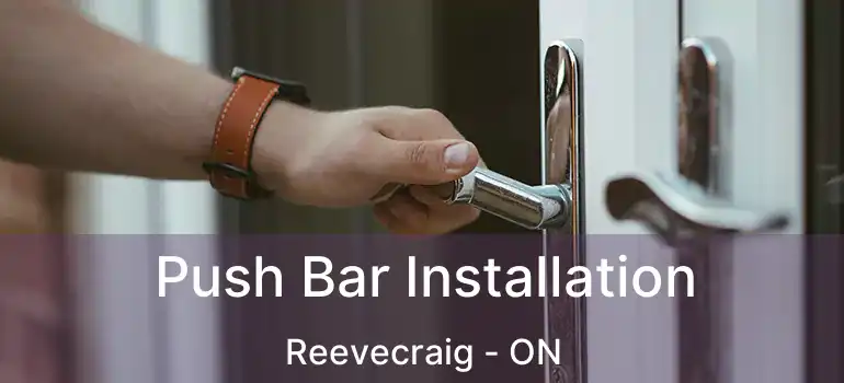  Push Bar Installation Reevecraig - ON