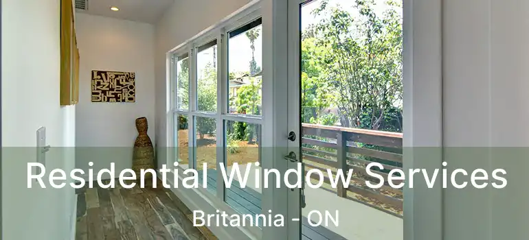  Residential Window Services Britannia - ON