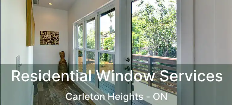  Residential Window Services Carleton Heights - ON