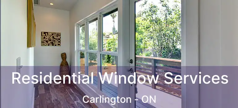  Residential Window Services Carlington - ON