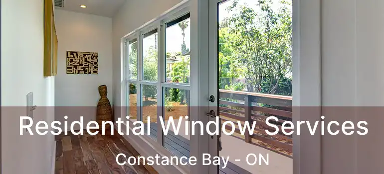  Residential Window Services Constance Bay - ON